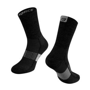 Force Ponožky NORTH černo-šedé - S-M/36-41