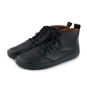 Vlnka Pánská barefoot kožená obuv Ondřej - černá - EU 45