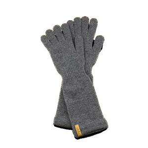 Vlnka Dlouhé vlněné rukavice s kašmírem Vlnka R04 šedá - M