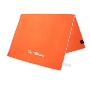 GymBeam Sportovní rychleschnoucí ručník Orange/White - oranžová