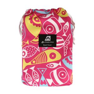 Alpine Pro SPREDE růžová rychleschnoucí osuška 80x160cm ručník,