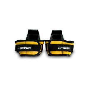 GymBeam Fitness Háky POUZE uni - černá - žlutá (VÝPRODEJ)