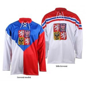 Merco ČR OH Soči 2014 replika hokejový dres POUZE XXL - červeno-modrá (VÝPRODEJ)