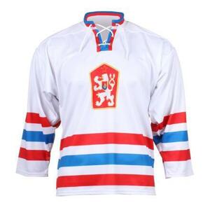 Merco Replika ČSSR 1976 hokejový dres bílá POUZE XXL (VÝPRODEJ)