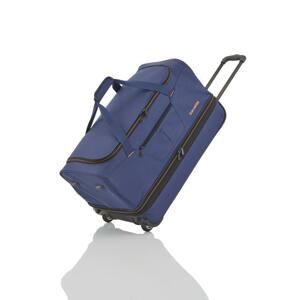Travelite Basics Wheeled duffle L Navy/orange taška (VÝPRODEJ)