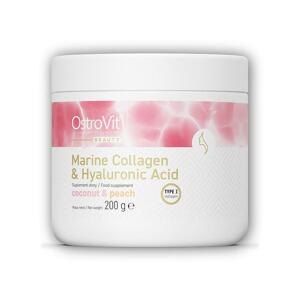 Ostrovit Marine collagen+hyaluronic acid+vitaminC 200g - Kokos-broskev