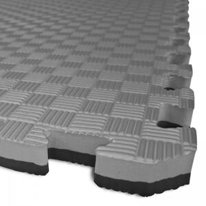 Sedco TATAMI PUZZLE podložka - Dvoubarevná - 50x50x2,0 cm podložka fitness - černá/šedá