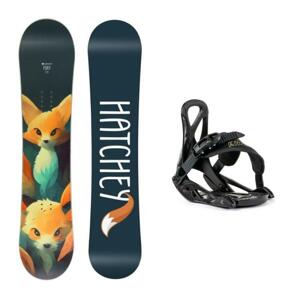 Hatchey Foxy dětský snowboard + Beany Kido vázání - 100 cm + XS (EU 25-31)