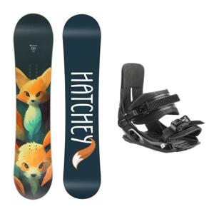 Hatchey Foxy dětský snowboard + Hatchey Tactic Junior vázání - 90 cm + EU 33-39