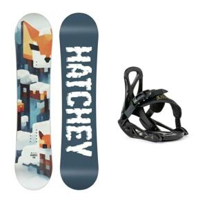 Hatchey Rabbies SPR juniorský snowboard + Beany Kido vázání - 105 cm + XXS (EU 25-32)