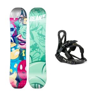 Beany Antihero dětský snowboard + Beany Kido vázání - 120 cm + XS (EU 25-31)