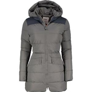 2117 BJÖRKAS - dámský zateplený kabát (Du Pont Sorona) - dk grey - 42