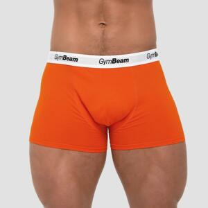 GymBeam Pánske boxerky Essentials 3Pack Orange - M - oranžová