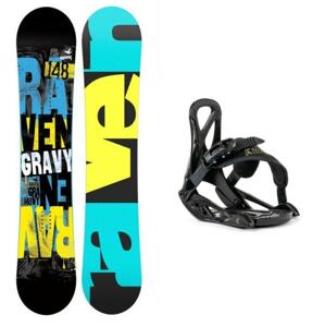 Raven Gravy junior mini snowboard + Beany Kido vázání - 115 cm + XXS (EU 25-32)