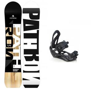 Pathron TT snowboard + Pathron AT snowboardové vázání - 159 cm Wide + L (EU 43-48)