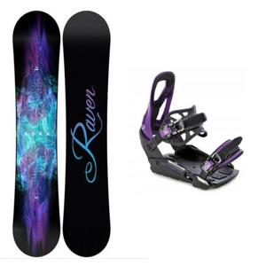 Raven Aura dámský snowboard + Raven S230 Black/violet vázání - 140 cm + S/M (EU 37-41)
