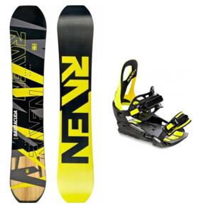 Raven Barracuda Carbon Lime snowboard + Raven S230 lime vázání - 153 cm + M/L (EU 40-47)