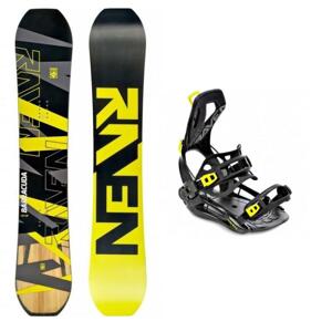 Raven Barracuda Carbon Lime snowboard + Raven FT360 black/lime vázání - 153 cm + XL (EU 43-46)