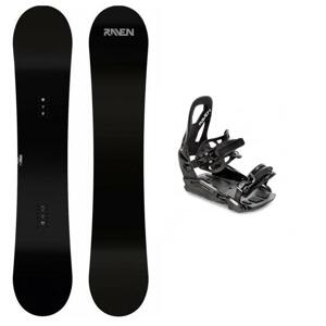Raven Pure black pánský snowboard + Raven S230 Black vázání - 151 cm + M/L (EU 40-47)
