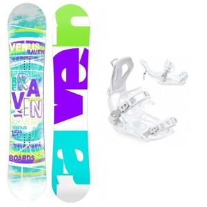 Raven Venus dámský snowboard + Raven FT360 white vázání - 147 cm + S (EU 35-40)