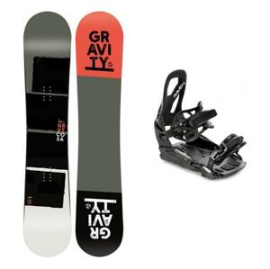 Gravity Cosa pánský snowboard + Raven S230 Black vázání - 151 cm + S/M (EU 37-41)
