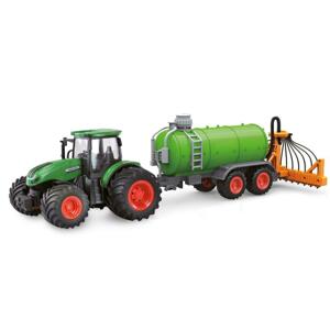 Amewi RC Traktor 2,4 Ghz s funkční cisternou, světla, zvuk 1:24