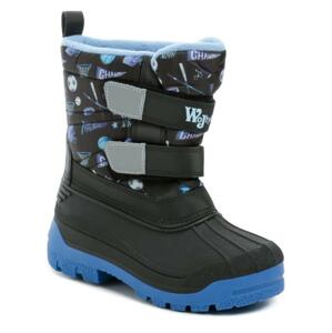 Wojtylko 4Z24103G černo modré dětské zimní boty - EU 35