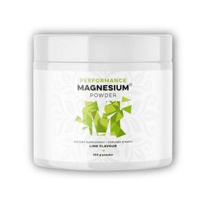 BrainMax Magnesium Powder hořčík bisglycinát 550g - Limetka