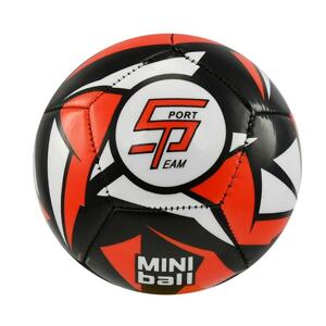 SPORTTEAM Fotbalový míč miniball S2 černo-červený