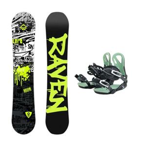 Raven Core Junior CAP dětský snowboard + Beany Teen vázání - 140 cm + S/M - EU 37-43 (235-280mm)