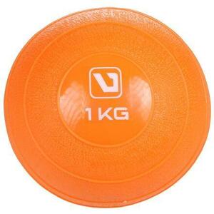 LiveUp Weight ball míč na cvičení oranžová POUZE 1 kg (VÝPRODEJ)