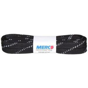 Merco PHW-10 tkaničky do bruslí voskované černá POUZE 180 cm - černá (VÝPRODEJ)