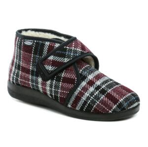 Rogallo 4372-015 káro dámské zimní papuče - EU 37