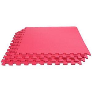 Merco Colored Puzzle fitness podložka červená - 4 ks