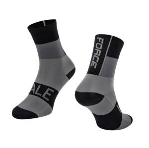 Force Ponožky HALE černo-šedé - černo-šedé S-M/36-41