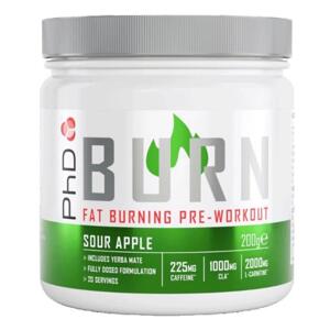 PhD Burn Pre-Workout 200g - Kyselé jablko