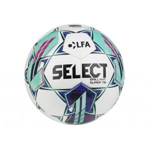Select Fotbalový míč FB Brillant Super TB CZ Fortuna Liga 2023/24 WHITE GREEN 1164 VEL.5 - bílá/modrá - 5