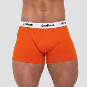 GymBeam Pánske boxerky Essentials 3Pack Orange - XXL - oranžová