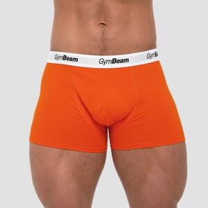 GymBeam Pánske boxerky Essentials 3Pack Orange - XXXL - oranžová