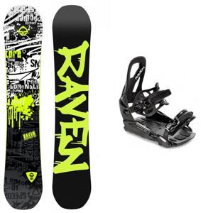 Raven Core Black snowboard + Raven S230 Black vázání + sleva 500,- na příslušenství - 166 cm Wide + S/M (EU 37-42)