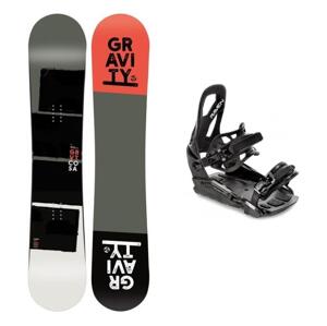 Gravity Cosa pánský snowboard + Raven S230 Black vázání - 151 cm + S/M (EU 37-42)