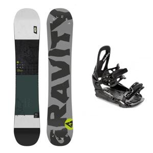 Gravity Silent 23/24 pánský snowboard + Raven S230 Black vázání - 160 cm Wide + S/M (EU 37-42)