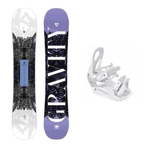 Gravity Trinity 23/24 dámský snowboard + Raven S230 White vázání - 144 cm + S/M (EU 37-42)
