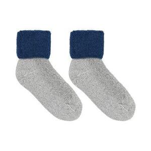 Vlnka Ovčí ponožky Merino froté modrá - EU 38-39