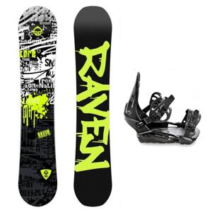 Raven Core Junior CAP dětský snowboard + Raven S230 Black vázání - 140 cm + M/L (EU 40-47)