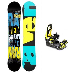 Raven Gravy junior mini dětský snowboard + Raven S230 lime vázání - 125 cm + M/L (EU 40-47)