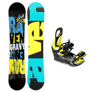 Raven Gravy junior snowboard + Raven S230 lime vázání - 140 cm + S/M (EU 37-41)