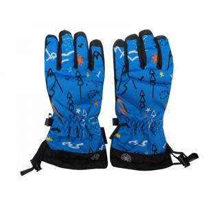 Dětské zimní lyžařské rukavice Echt C069 modrá - 4-5 let
