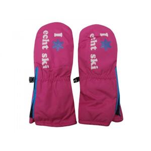 Dětské zimní lyžařské rukavice palčáky Echt C083 růžová - S
