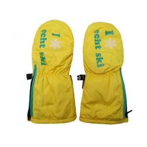 Dětské zimní lyžařské rukavice palčáky Echt C083 žlutá - S